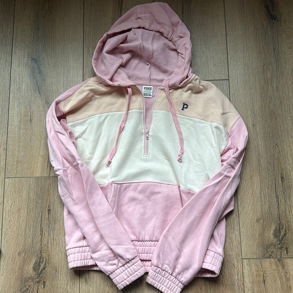 Victoria’s Secret Light Pink Half Zip Up Size XS